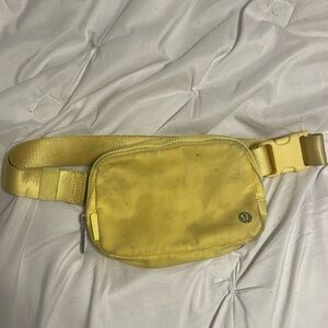 Yellow LuLuLemon Belt bag